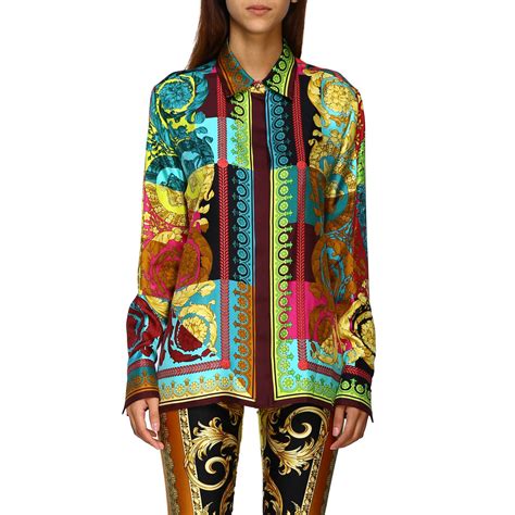 versace blouse for women|versace female shirts.